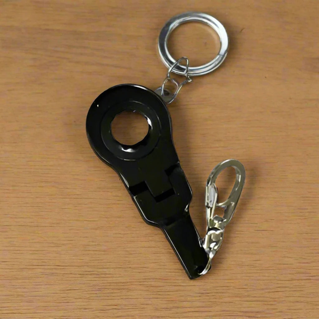 10mm Black spanner key ring | Krawlergrips