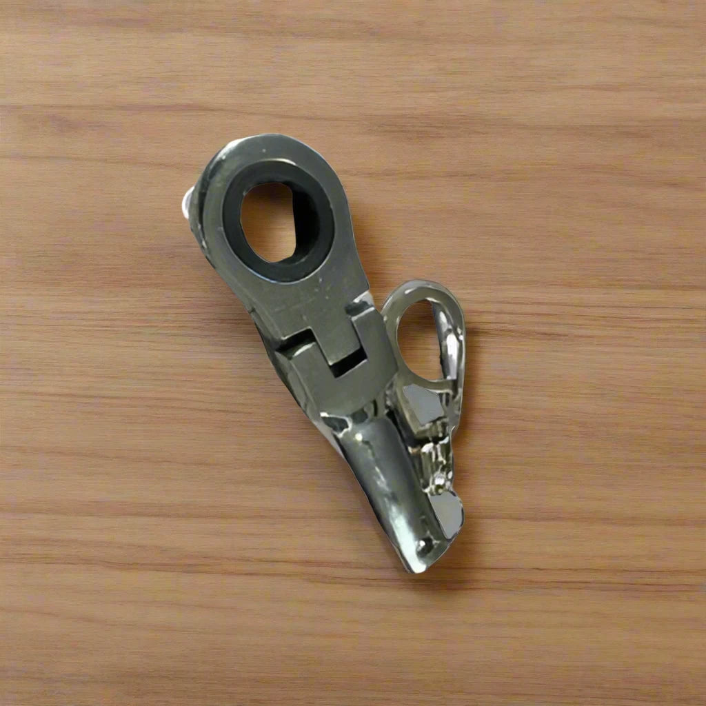 10mm Silver spanner key ring | Krawlergrips