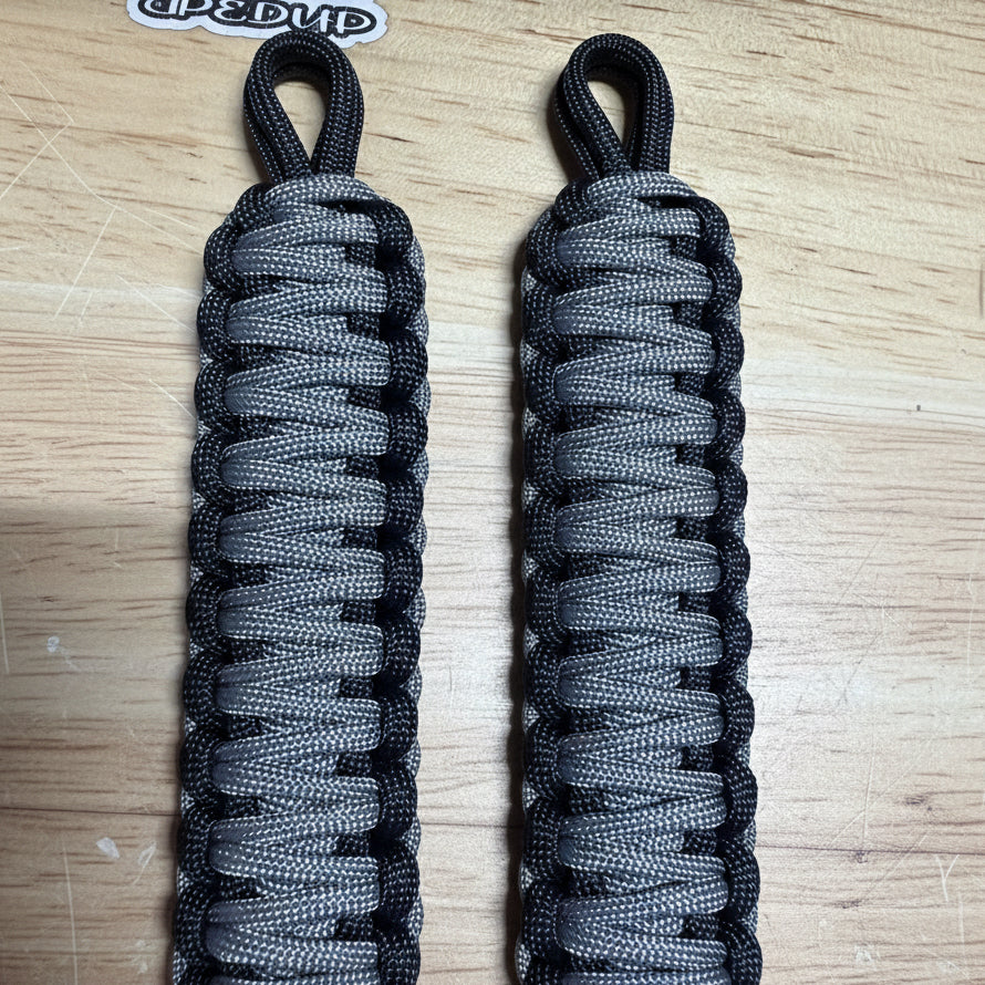 Limited run charcoal grey paracord grab handle 21cm
