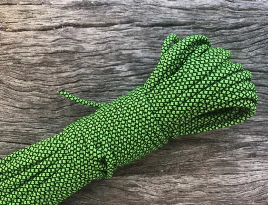 diamonds neon green paracord