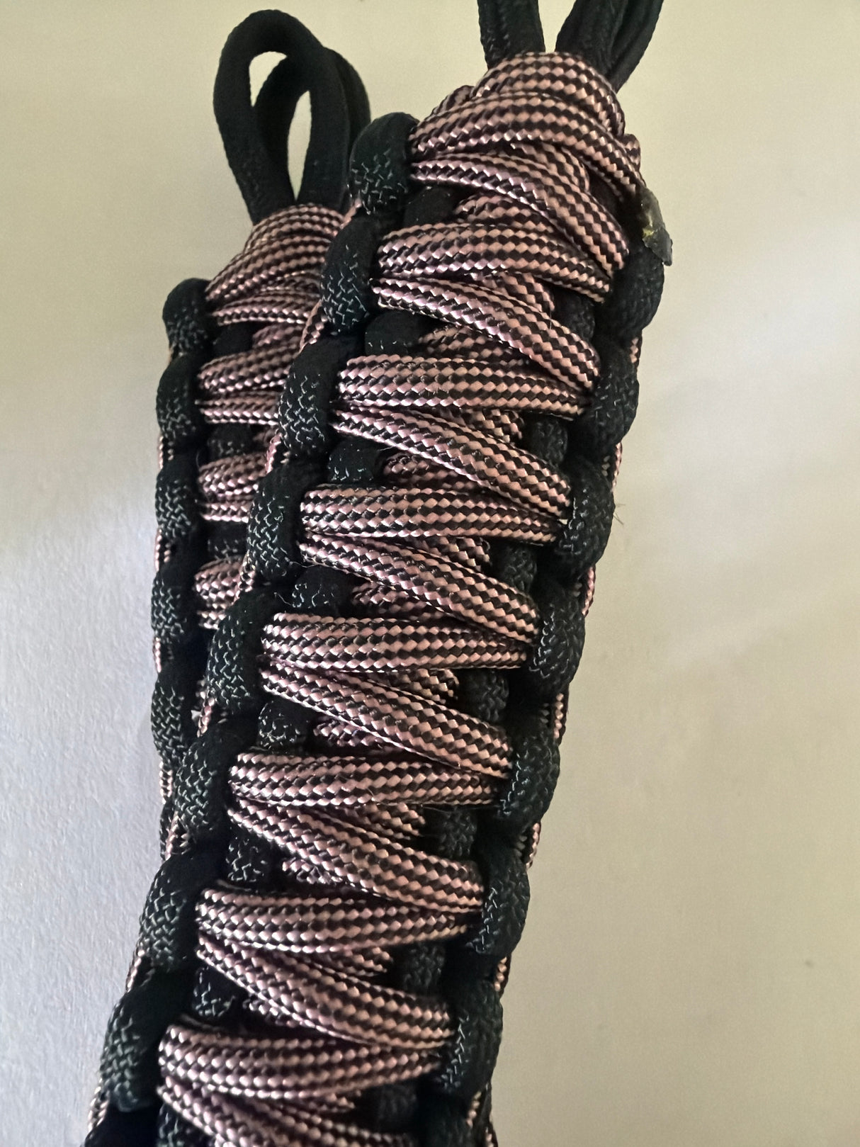 Sale Set of 2 Rose pink black stripe 24cm