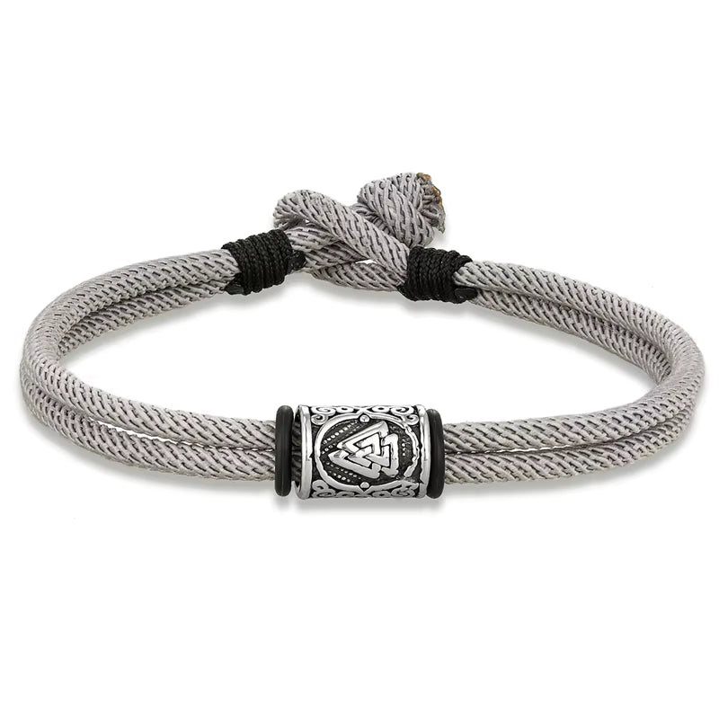 Viking Knot Rope Bracelet Adjustable Unisex 21cm