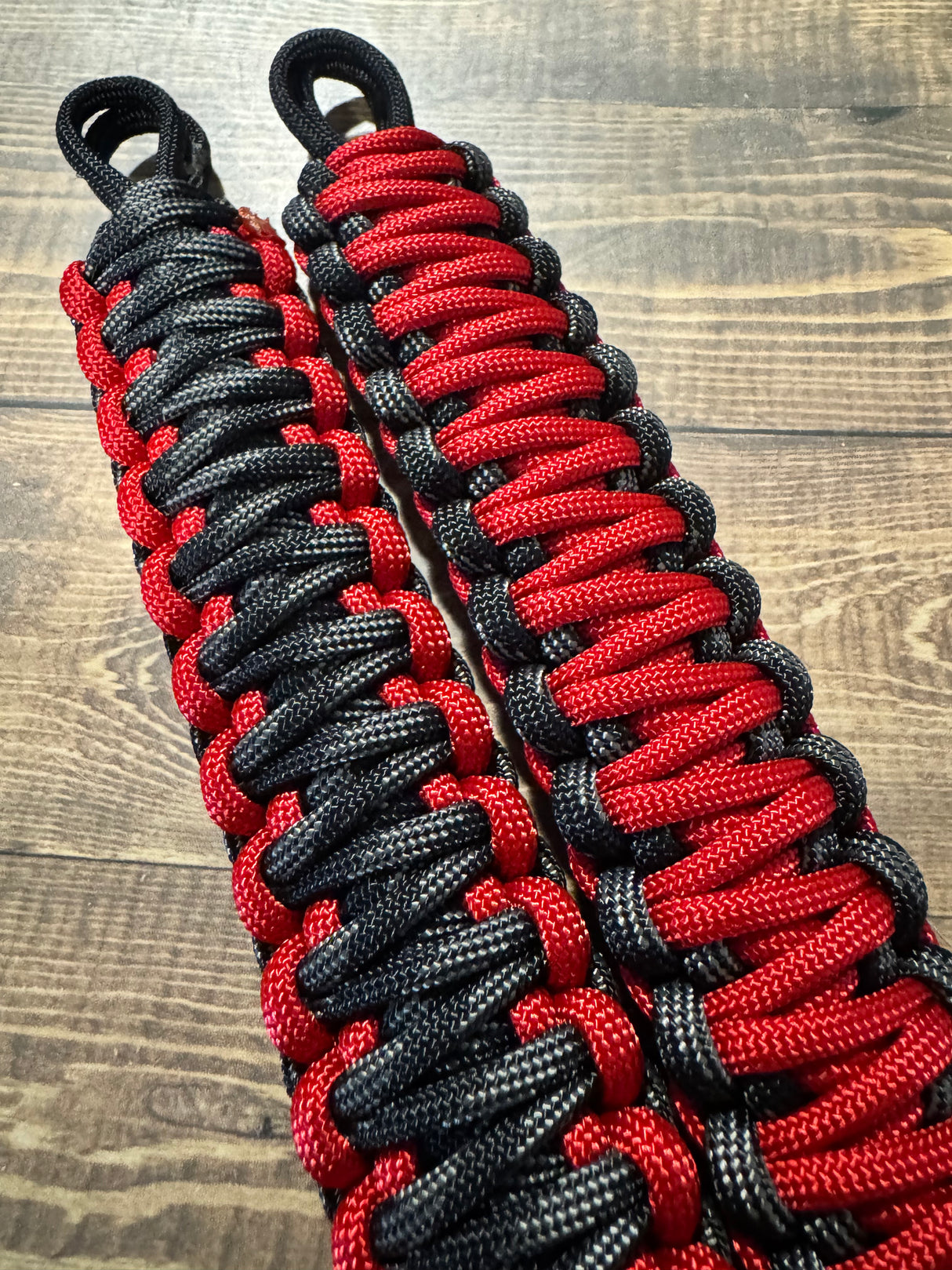 Krawlergrips Touch of Grey and Red Car Handles