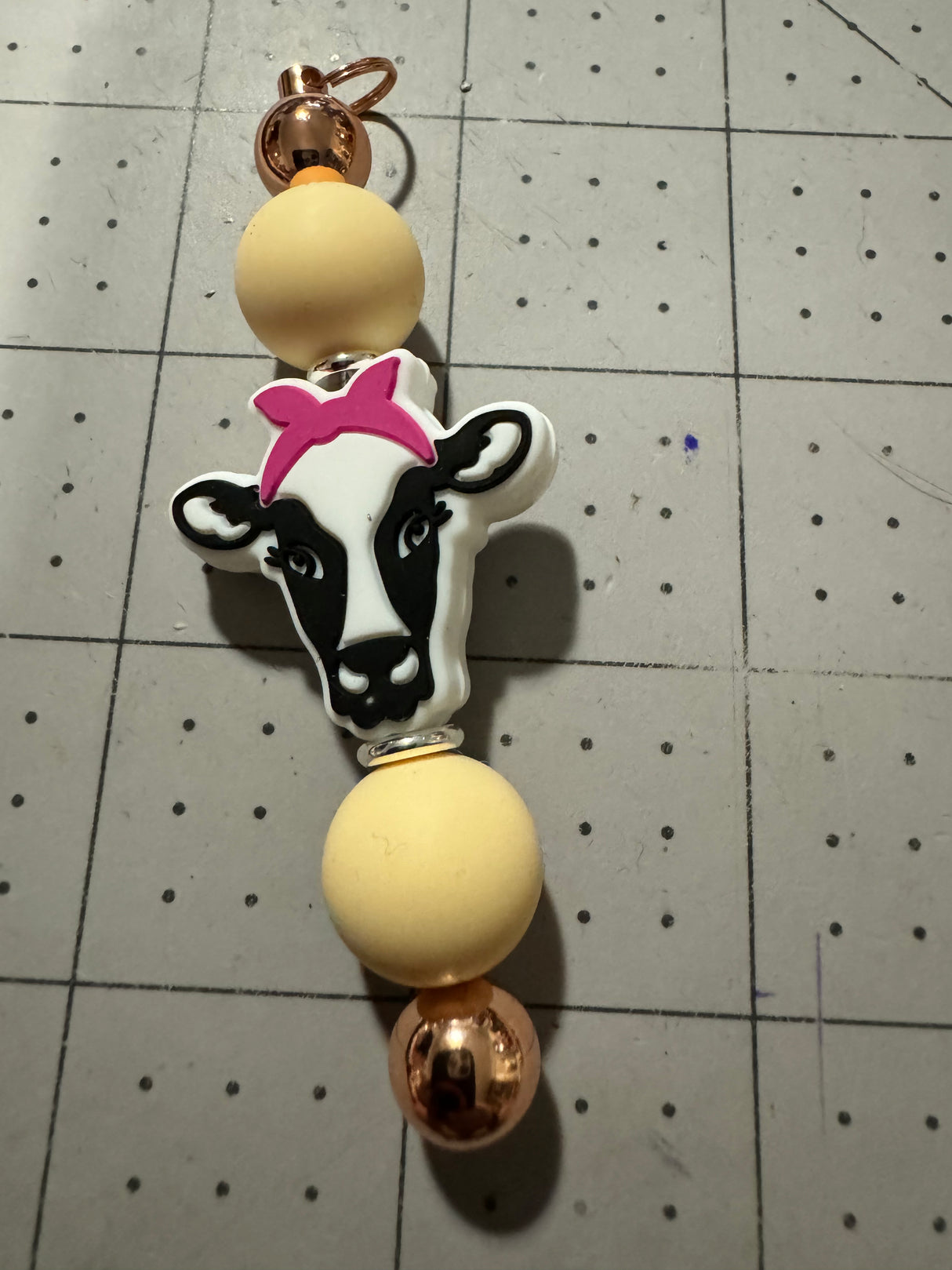 Key Ring Dasiy Cow