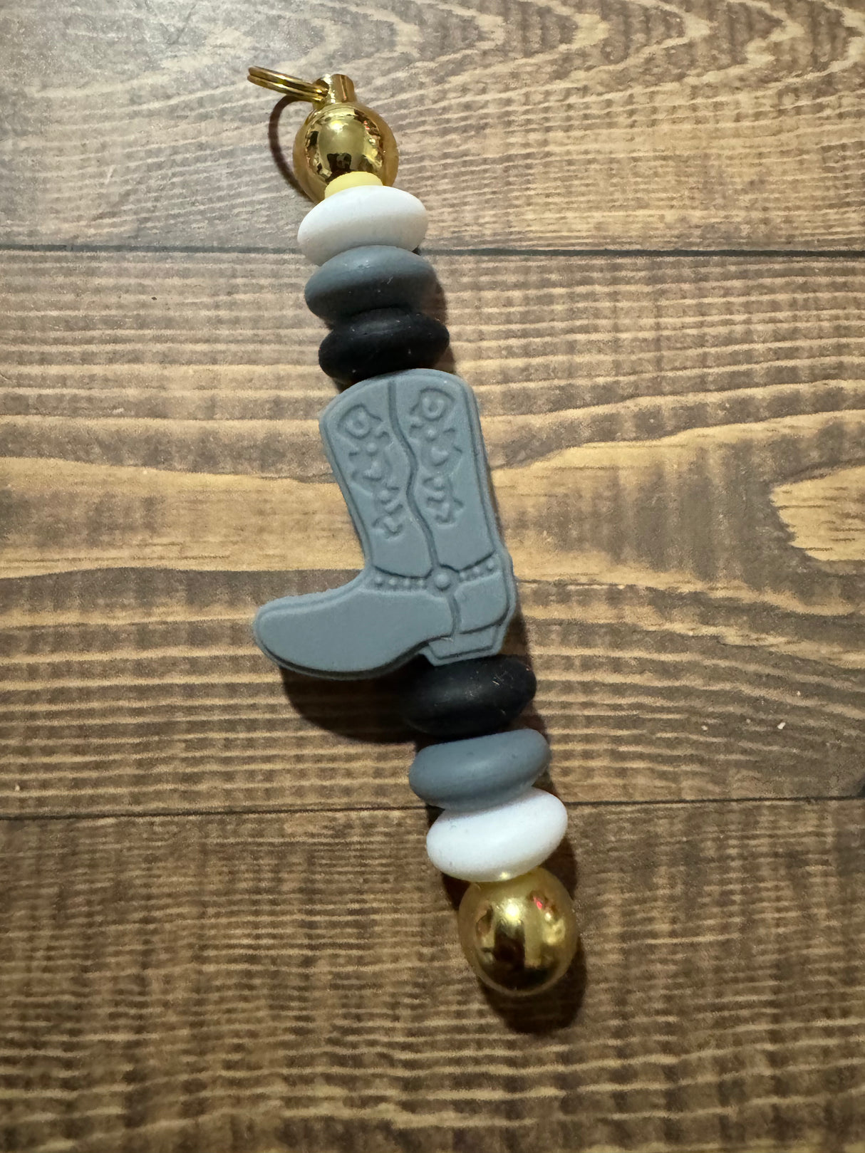 Cowboy boot key ring