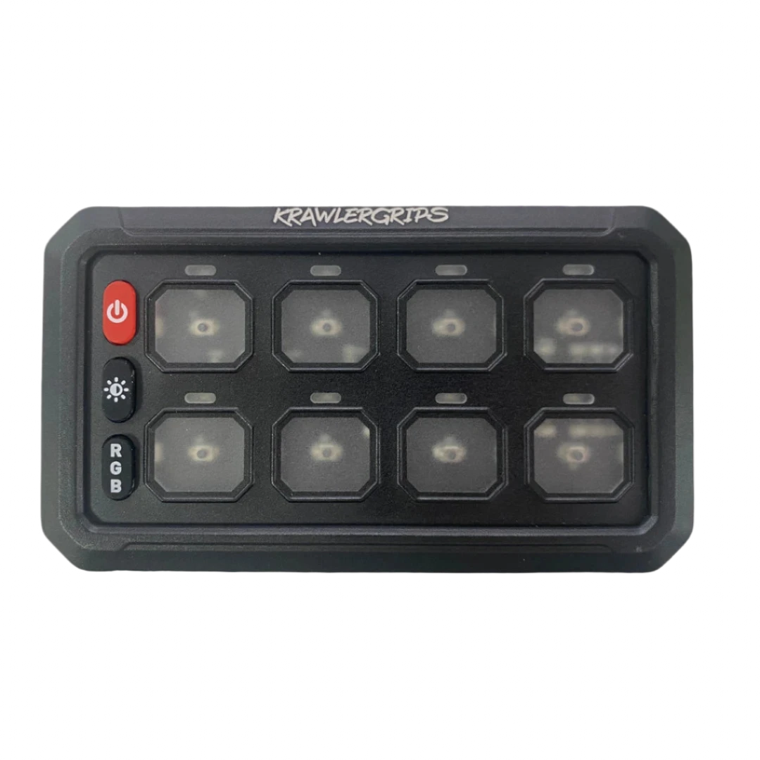 Krawlergrips 8 Gang Switch panel. Bluetooth