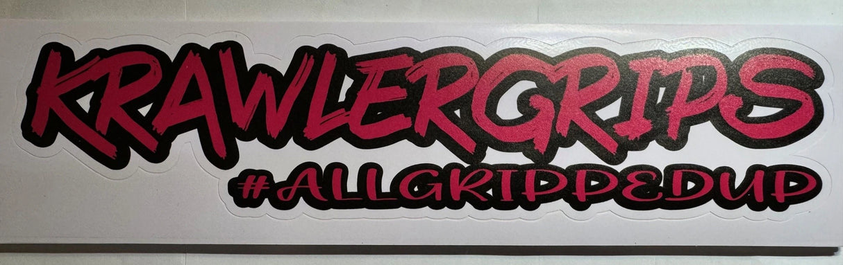 Krawlergrips #allgrippedup Sticker
