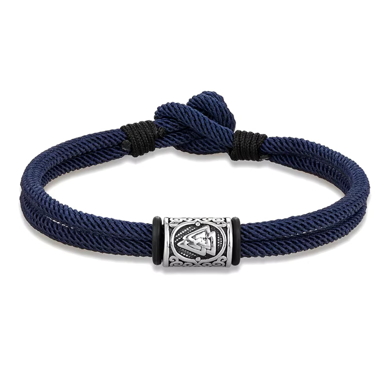 Viking Knot Rope Bracelet Adjustable Unisex 21cm