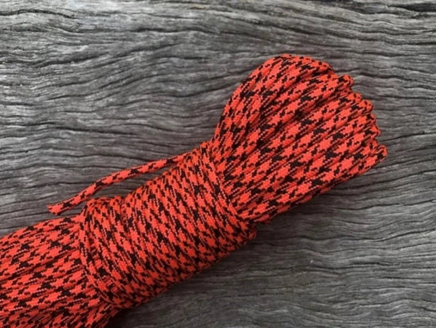 neon orange camo paracord - krawlergrips