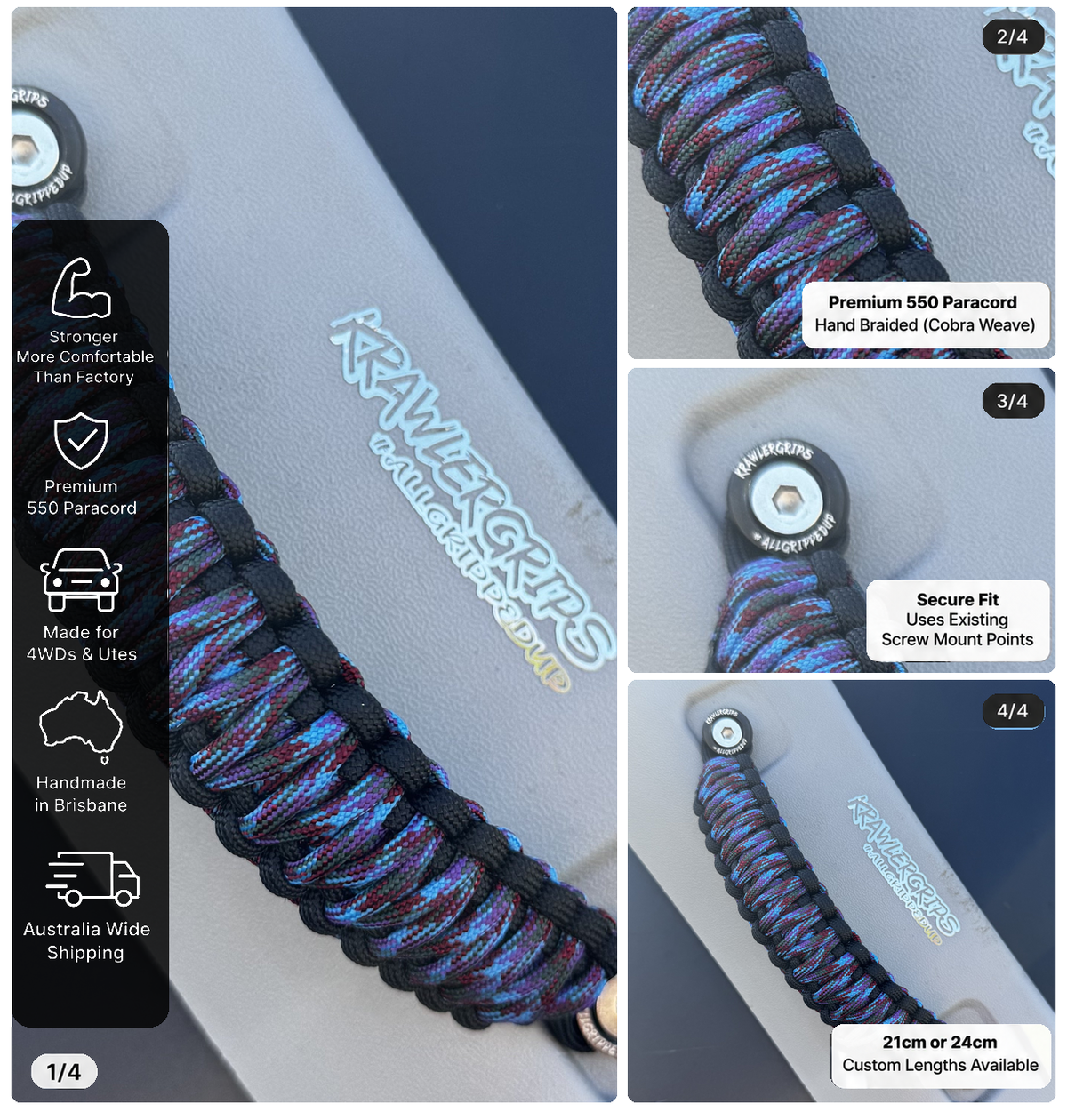 Oil Slick Grab Handle Nissan Patrol — original product photos