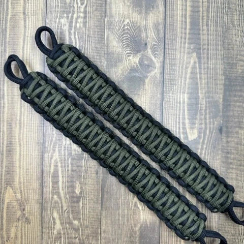 Olive Drab grab handles paracord- krawlergrips