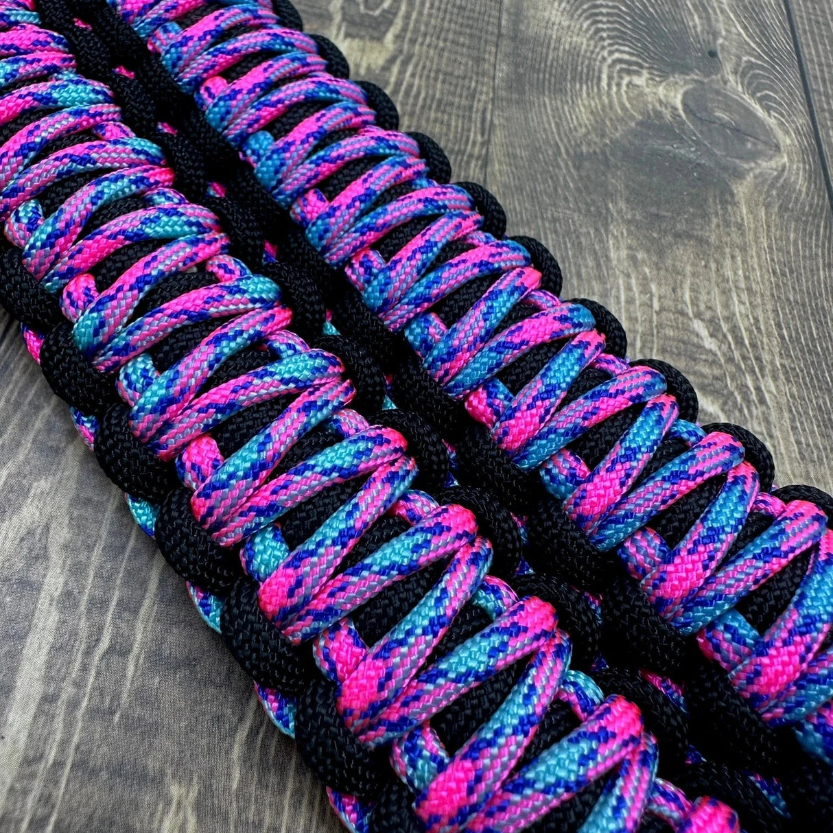 Pixie Stix paracord grab handles - krawlergrips