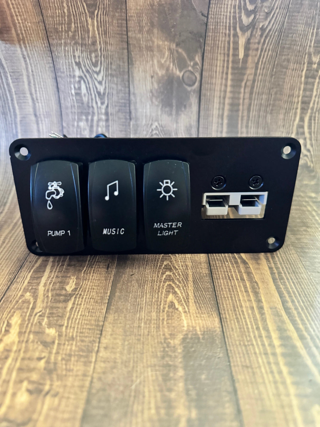 Switch Panel with Anderson Plug