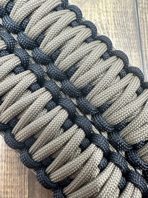 Tan paracord grab handles - krawlergrips