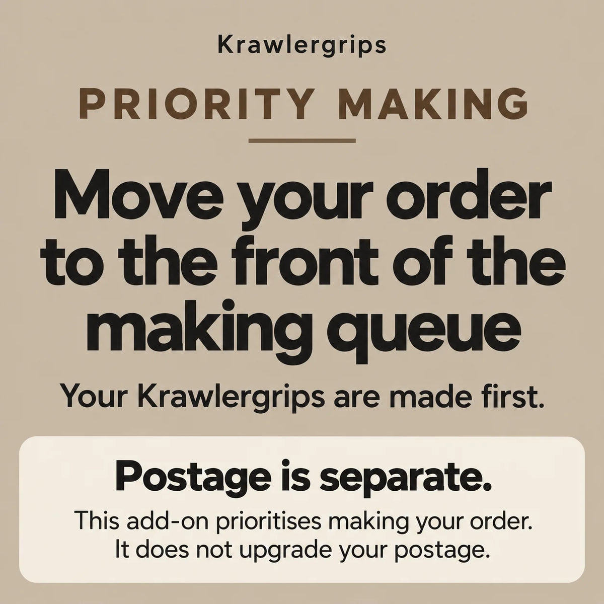 Priority Making Order