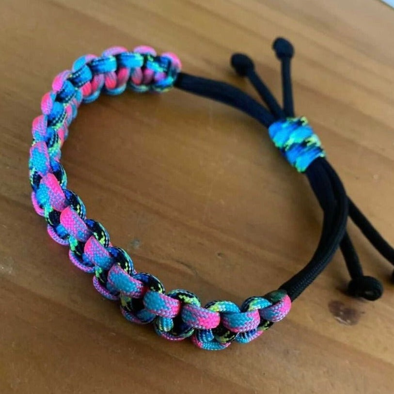Braided Nylon Paracord 550 Bracelet - Krawlergrips