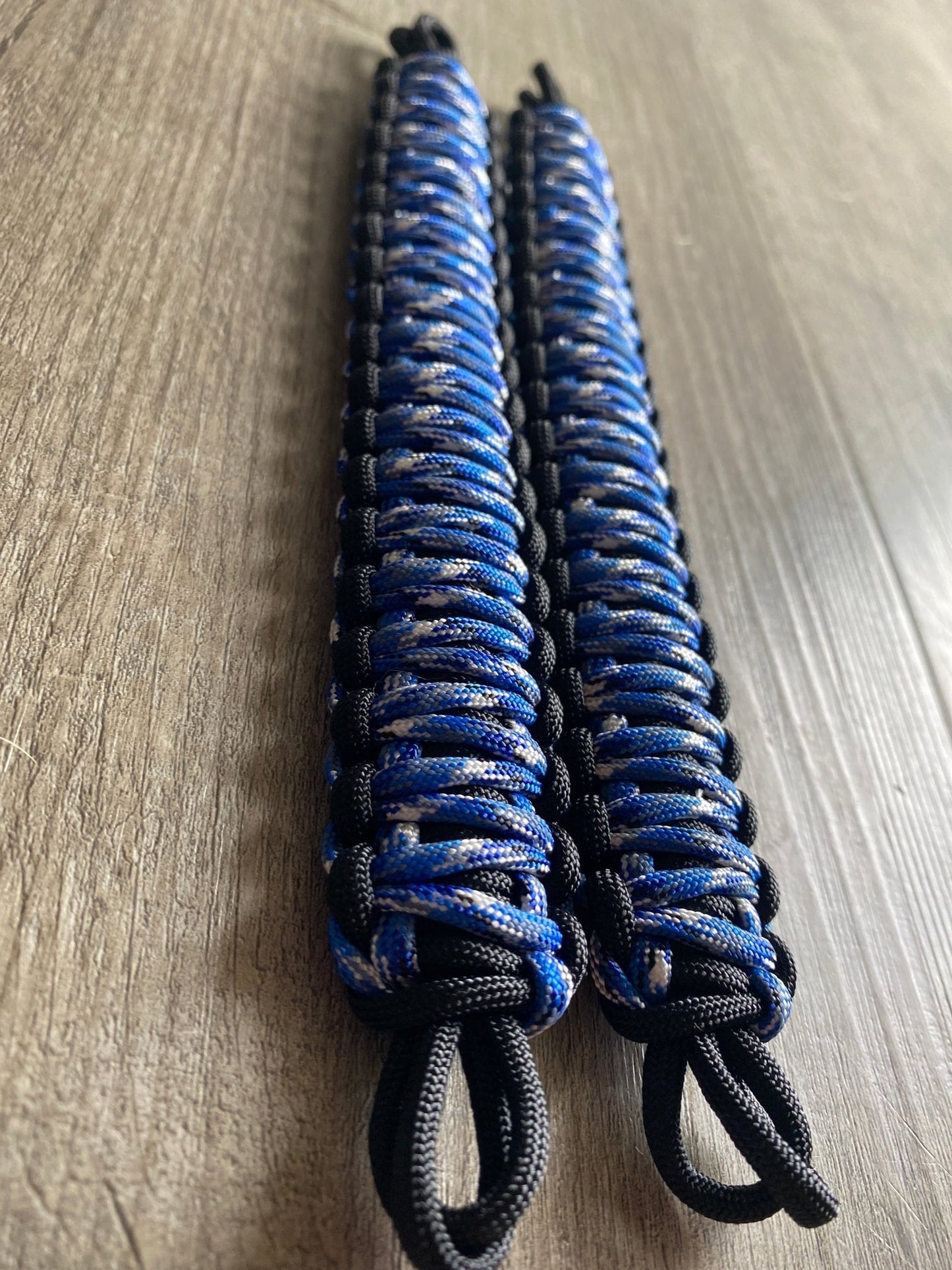 Krawler Grips Blue Camo Paracord