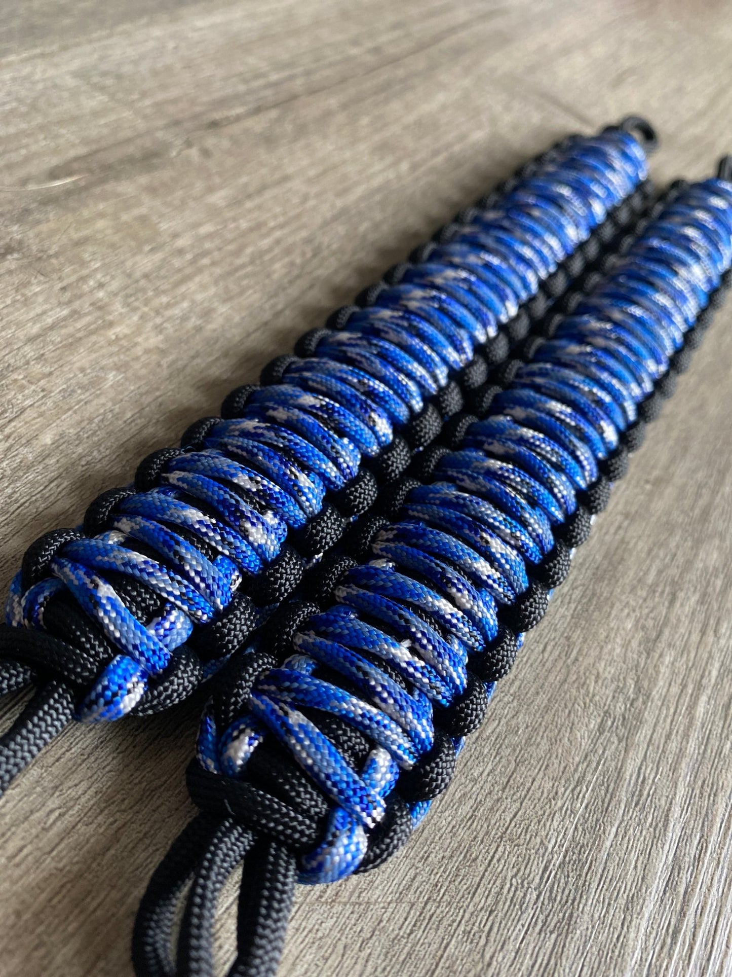 Krawler Grips Blue Camo Paracord