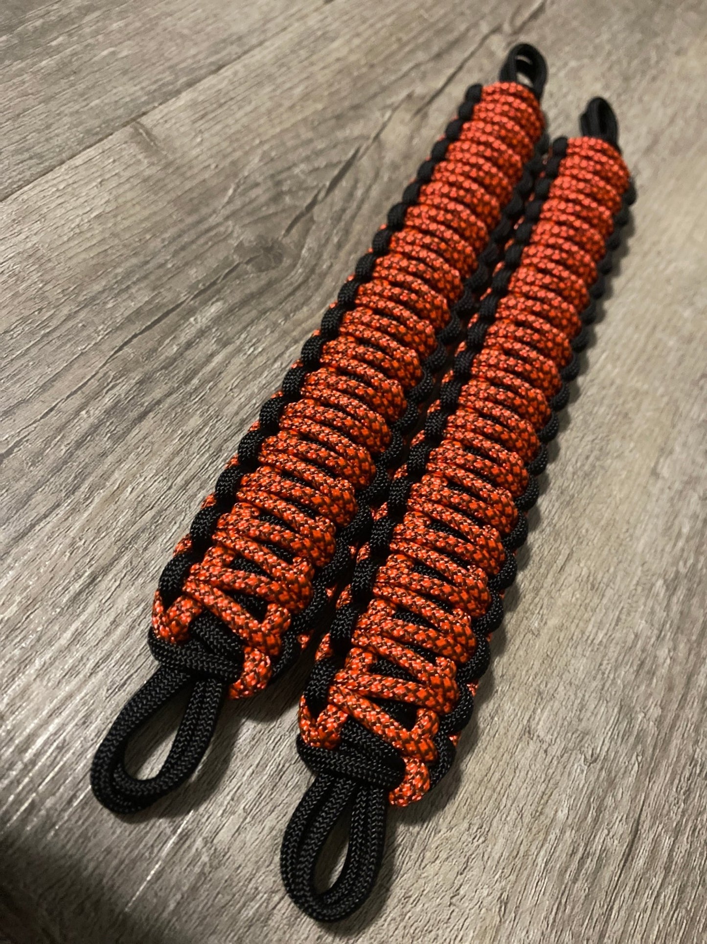 Krawler Grips Neon Orange Diamond Paracord - Krawlergrips