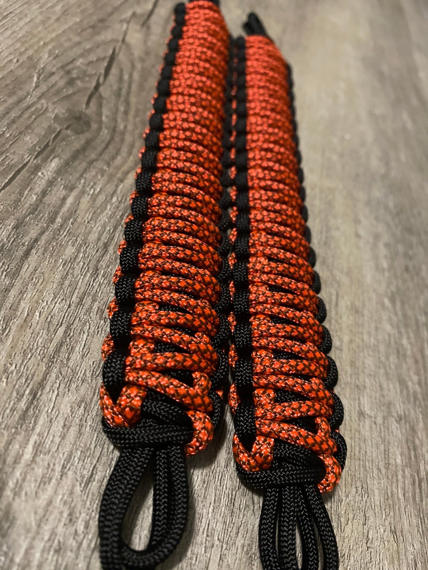 Krawler Grips Neon Orange Diamond Paracord - Krawlergrips