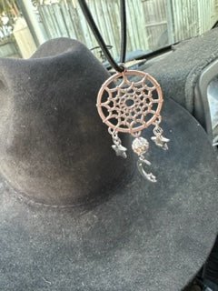 Moon and stars Dream Catcher Car Ornament - Krawlergrips