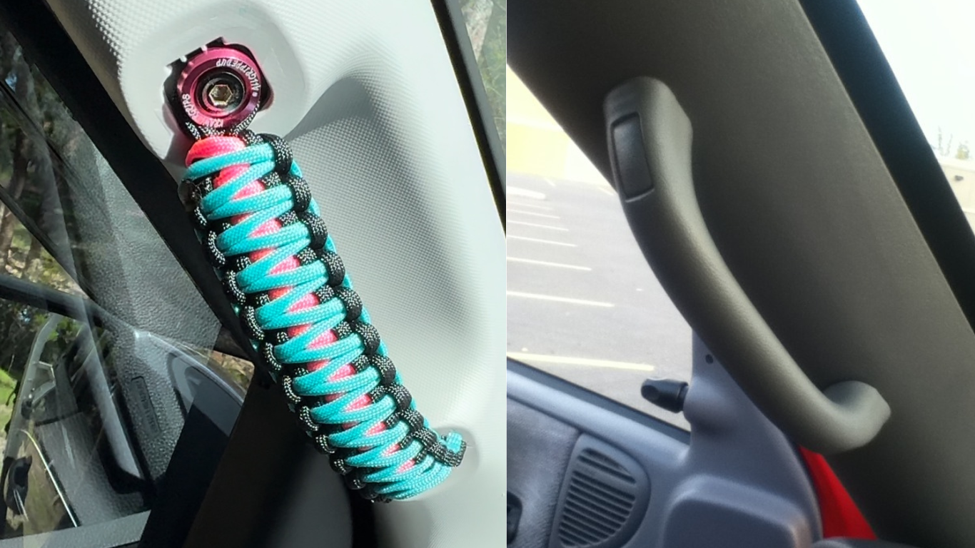 Why Paracord Grab Handles Are Better Than Factory Handles