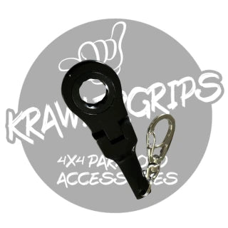 10mm Black spanner key ring | Krawlergrips