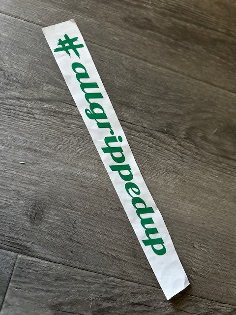Sticker #allgrippedup