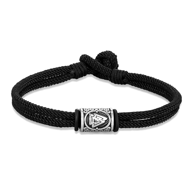 Viking Knot Rope Bracelet Adjustable Unisex 21cm