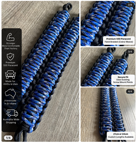 Blue Camo Grab Handle Mitsubishi Triton — original product photos