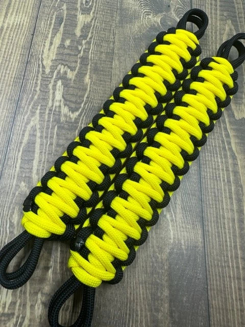 Canary Yellow paracord grab handles - Krawlergrips
