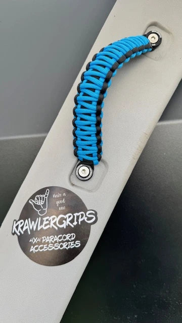 Krawlergrips Colonial Blue Paracord Grab Handles