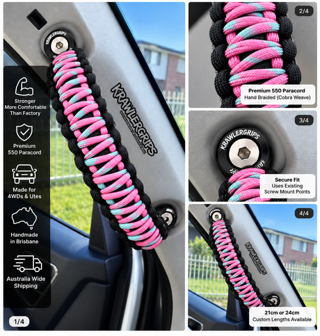 Cotton Candy Grab Handle Toyota Hilux