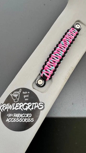 Krawlergrips Cotton Candy Paracord Grab Handle