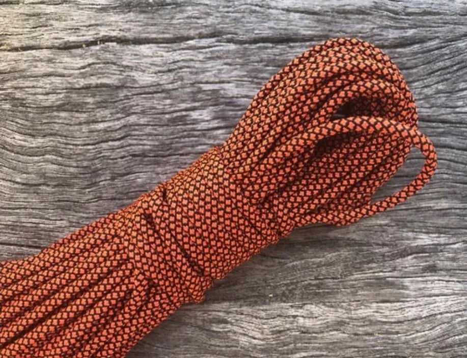 diamonds neon orange paracord - krawlergrips