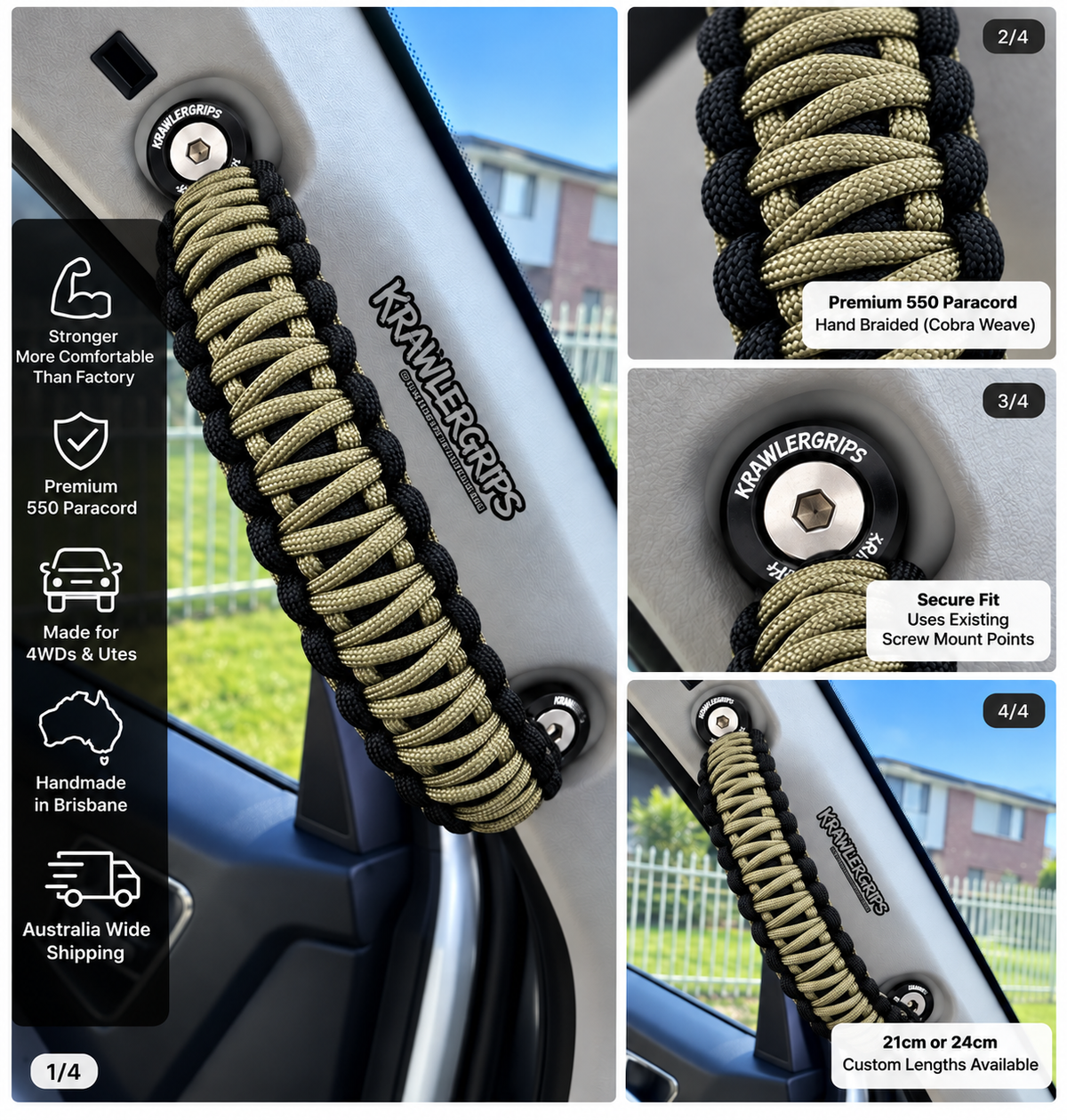 Gold Nugget Grab Handle Mazda BT-50