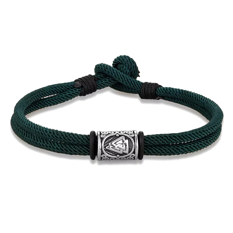 Viking Knot Rope Bracelet Adjustable Unisex 21cm