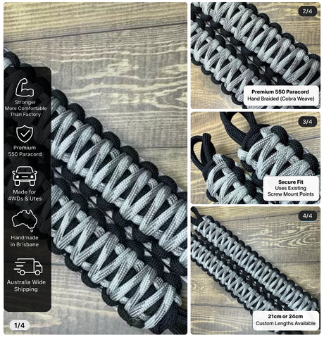 Greyscale grab handles — original product photographs