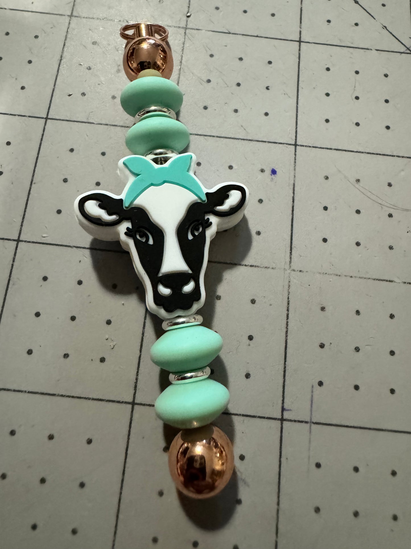 Key Ring Dasiy Cow