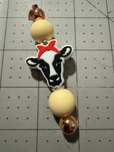 Key Ring Dasiy Cow