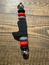 Cowboy boot key ring