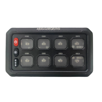 Krawlergrips 8 Gang Switch panel. Bluetooth