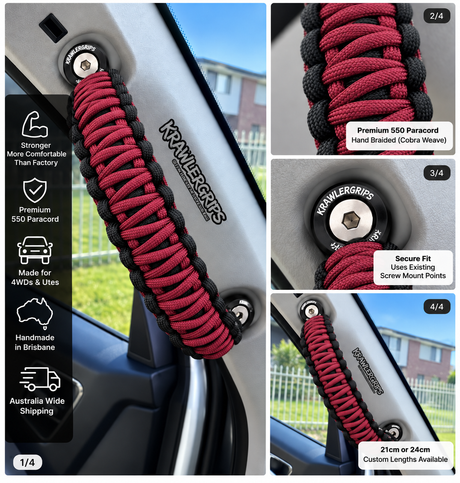 Maroon Grab Handle Mazda BT-50
