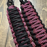 Neon pink diamond car grab handle accessory-krawlergrips