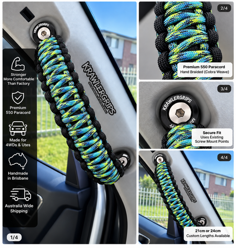 Oceans on Fire Grab Handle Isuzu MU-X