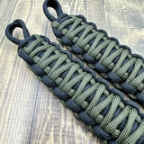 Olive Drab grab handles paracord- krawlergrips