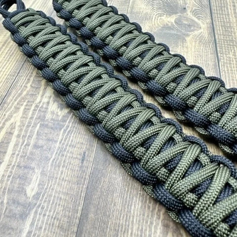Olive Drab grab handles paracord- krawlergrips