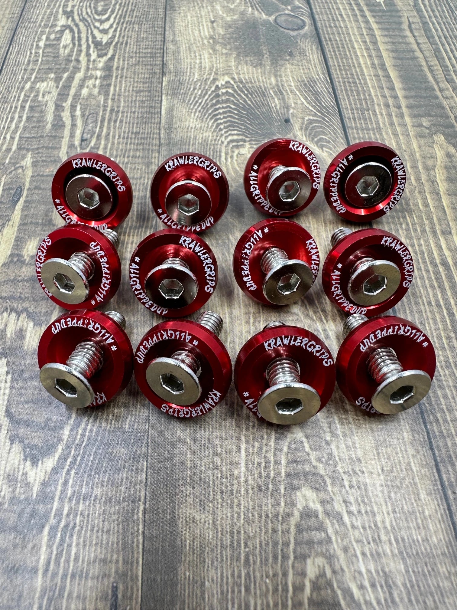 12 red washer jdm - krawlergrips