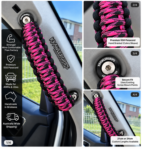Rosa Noche Grab Handle Ford Everest