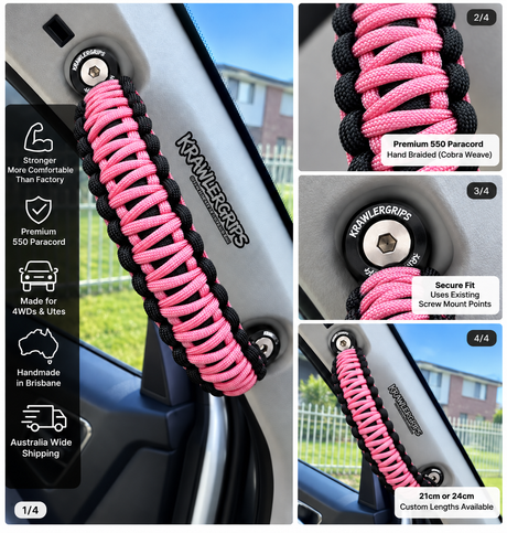 Rose Pink Grab Handle Ford Ranger